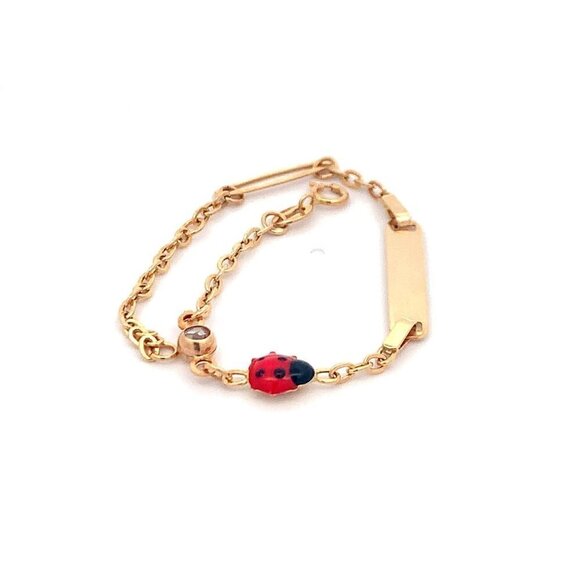 18K Yellow Gold Bracelet Size 5.5 inches - Picture 10 of 12